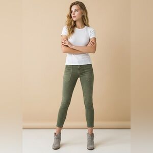 Current/Elliott The Conductor Army Green Jeans
